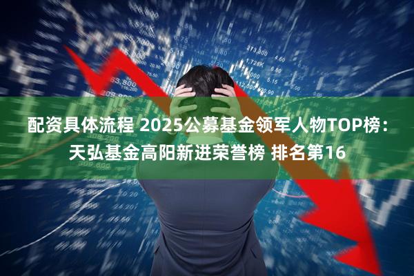 配资具体流程 2025公募基金领军人物TOP榜：天弘基金高阳新进荣誉榜 排名第16
